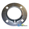 A & I Products Flange Half, Bearing; Re-Lubricatable 4 Bolt Round W/ Zerk 6" x6" x1" A-F4Z85-I